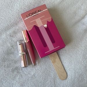 L’Oréal Paris lipstick and gloss combo gift set lip duo 130 & 40